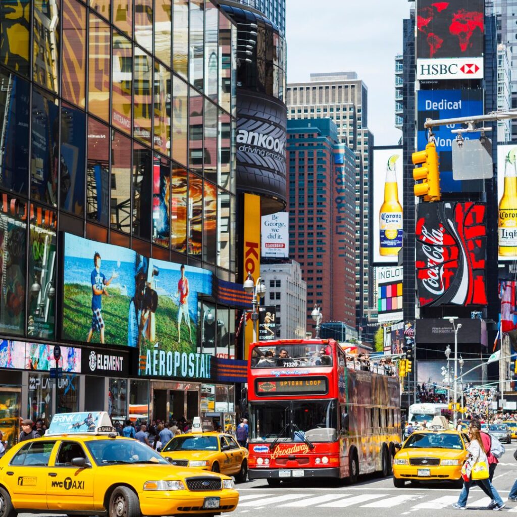 how to not look like a tourist in new york - times square