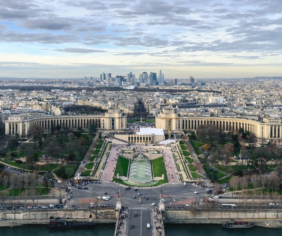 paris travel tips - view from the eiffel tower