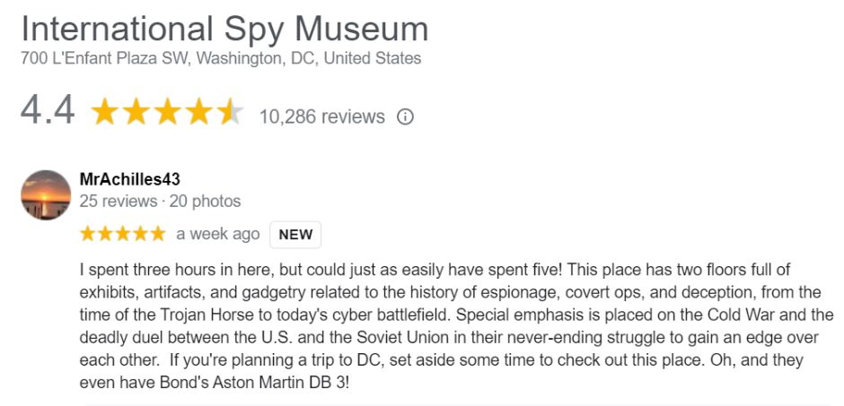 international spy museum washington dc