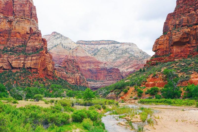 Hiking up Angel's Landing in Zion National Park