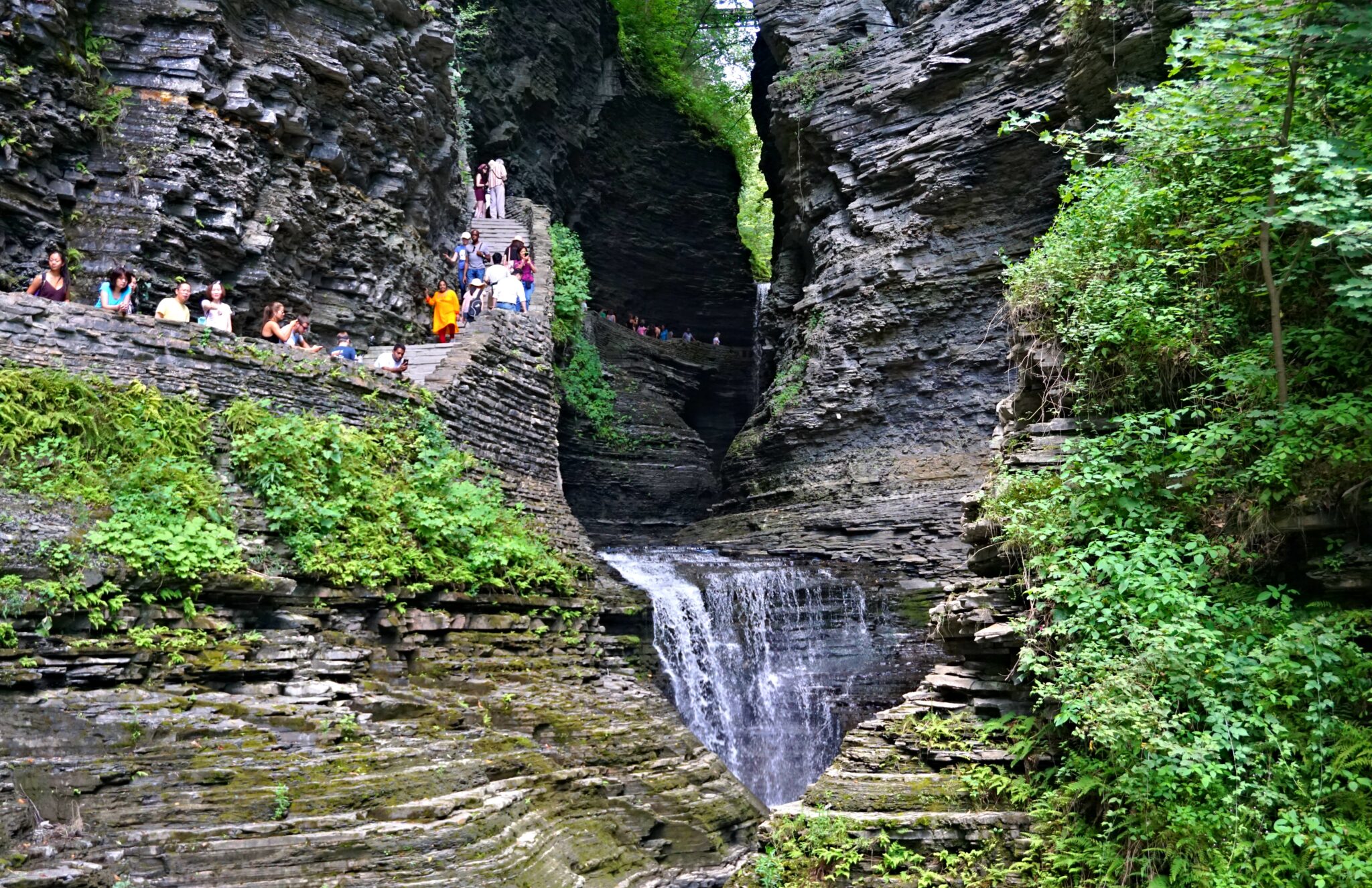 Watkins Glen State Park Wandern auf dem Trail Mint Notion I