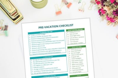 things we forget to do before going on vacation