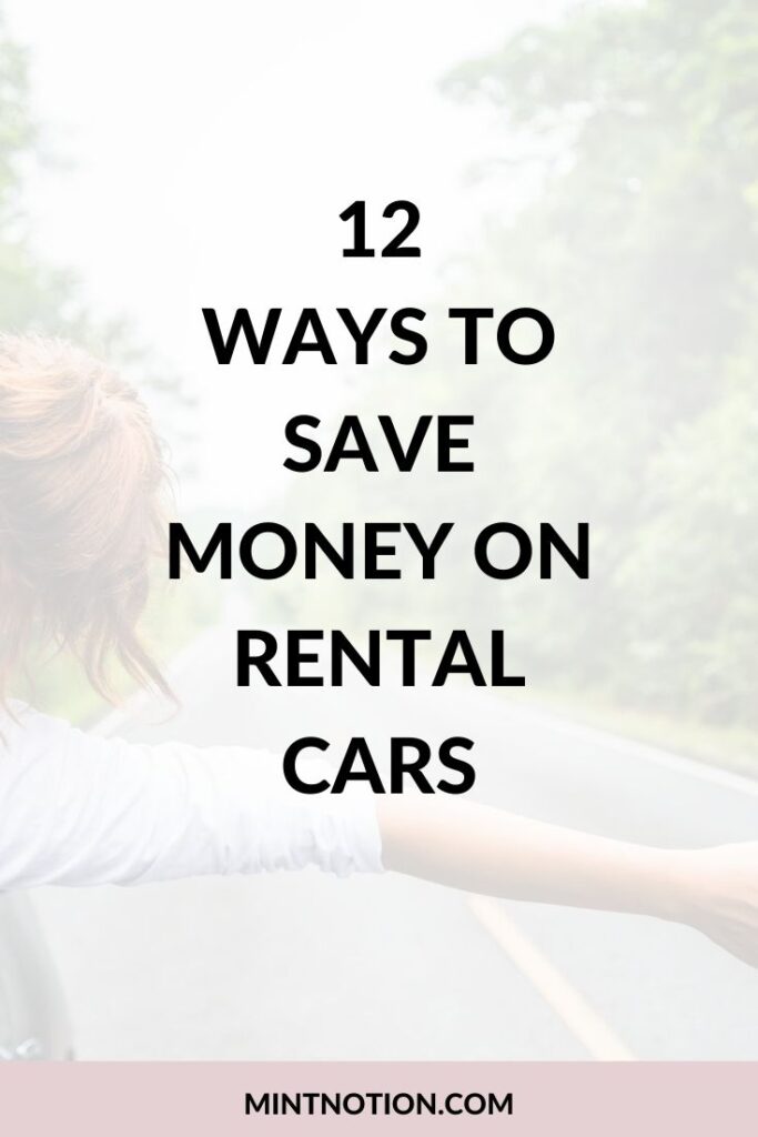 how to save money on rental cars