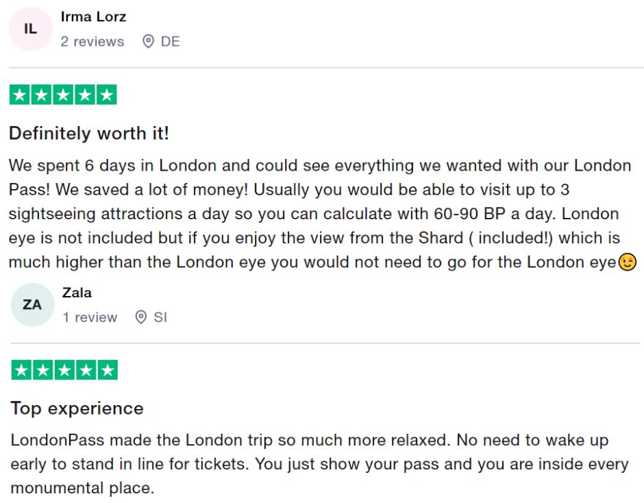 london pass reviews