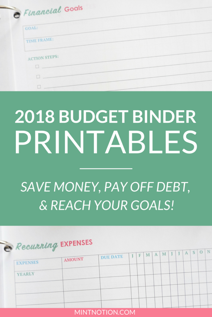 2018 Spending plan Binder Printables - Prepare Your Price range This graphic about Free Printable Budget Binder Worksheets identify 2018 Spending budget Binder Printables - Set up Your Spending plan This
