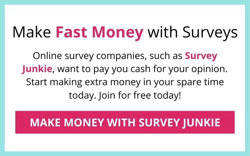 make fast money with survey junkie