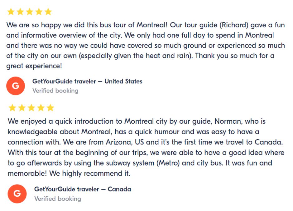 montreal bus tour