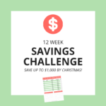 $1,000 Christmas Savings Challenge