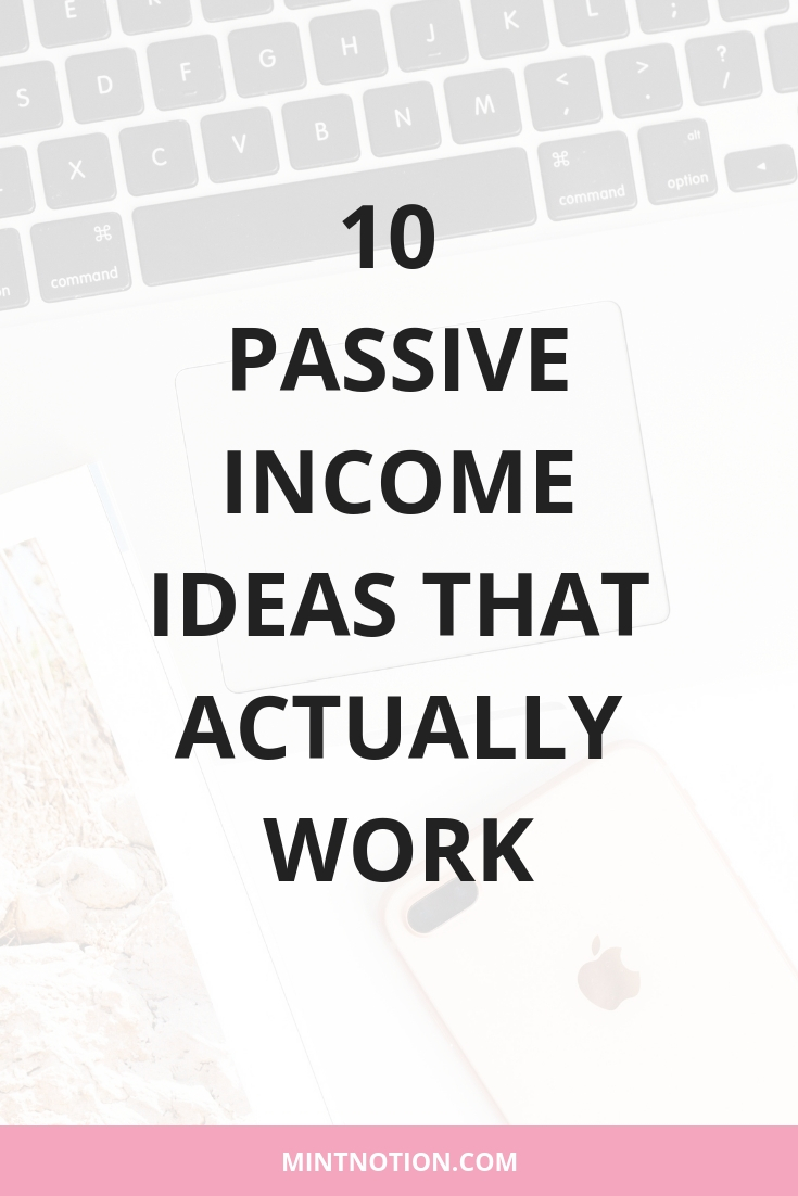 Passive income ideas that actually work