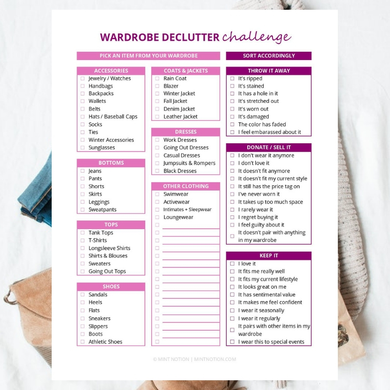 How To Build A Capsule Wardrobe Step By Step Guide Mint Notion