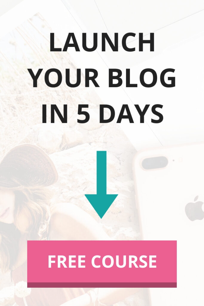 Launch your blog in 5 days - FREE course