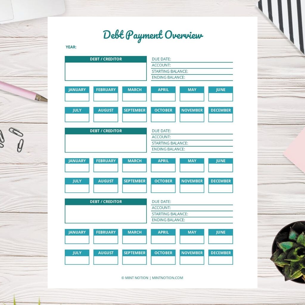 It's just a photo of Terrible Debt Tracker Printable It's just a graphic of Terrible Debt Tracker Printable