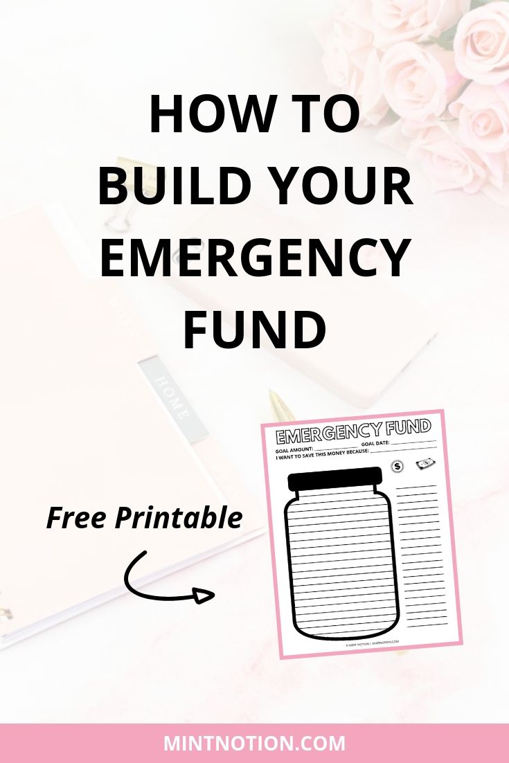 Free Emergency Fund Chart