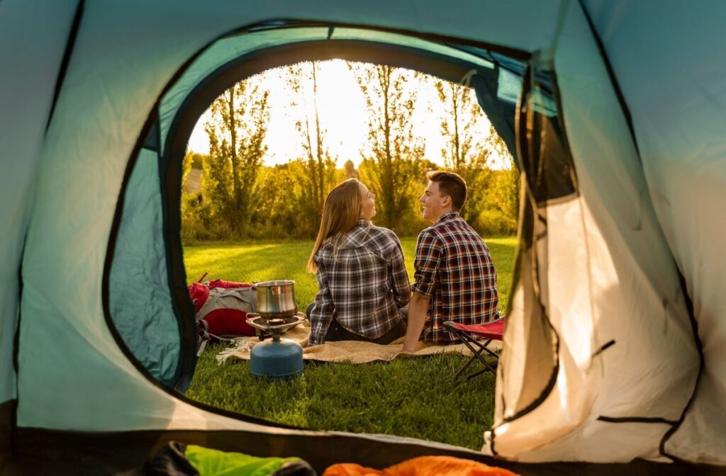 staycation ideas - camping