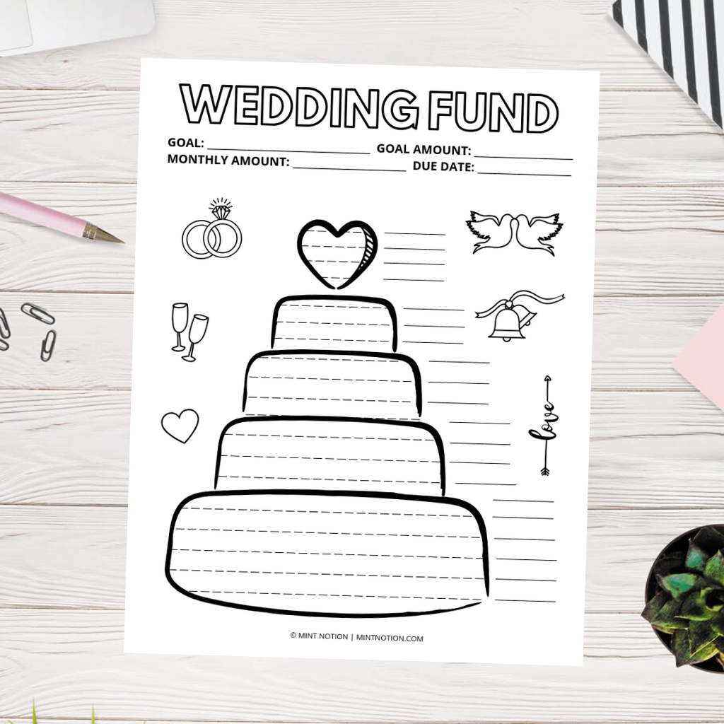 wedding savings tracker