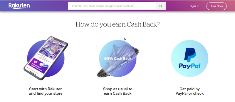 earn cash back with rakuten