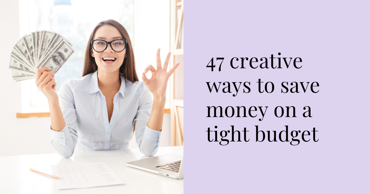 Ways to save money on a tight budget discount