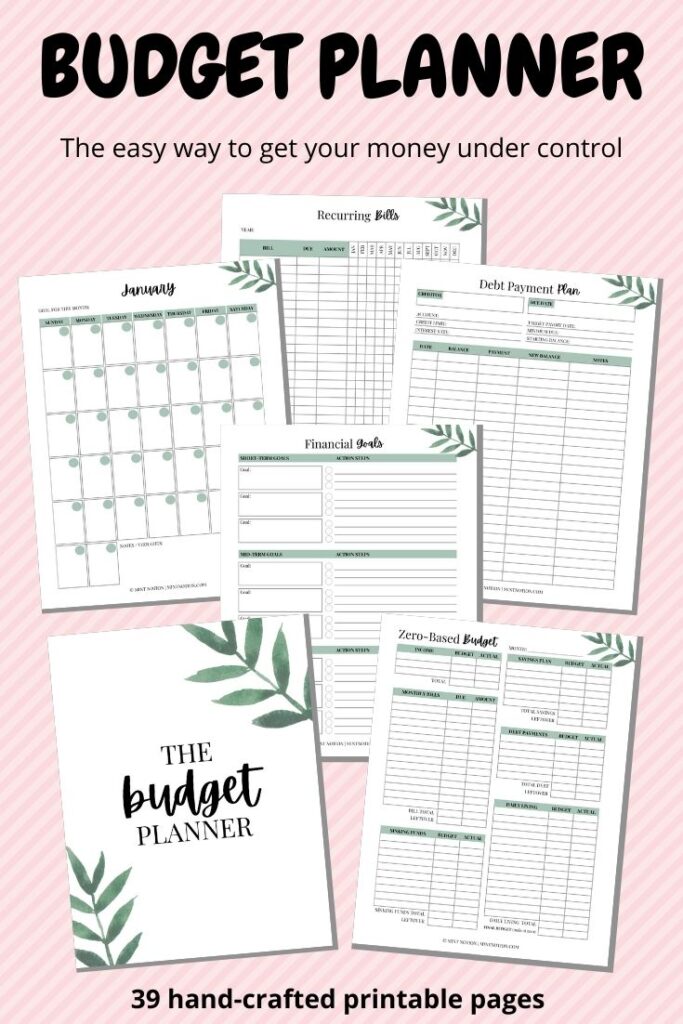 Free Budget Planner Printables