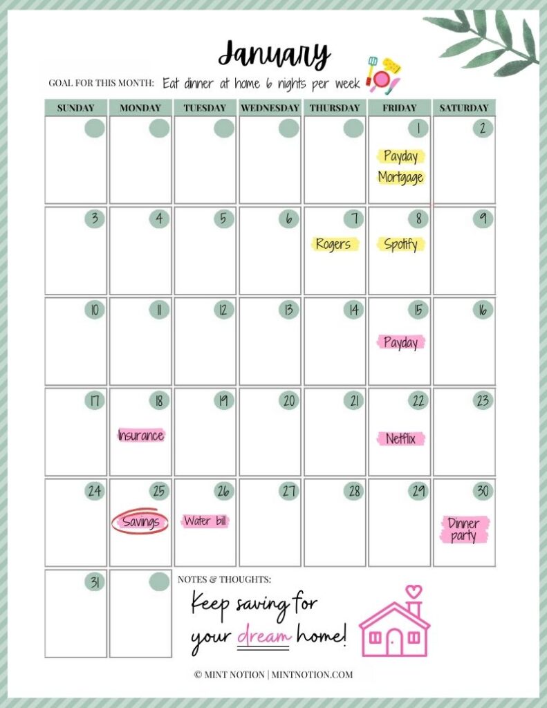 printable budget calendar 2018 printable budget calendar 2018