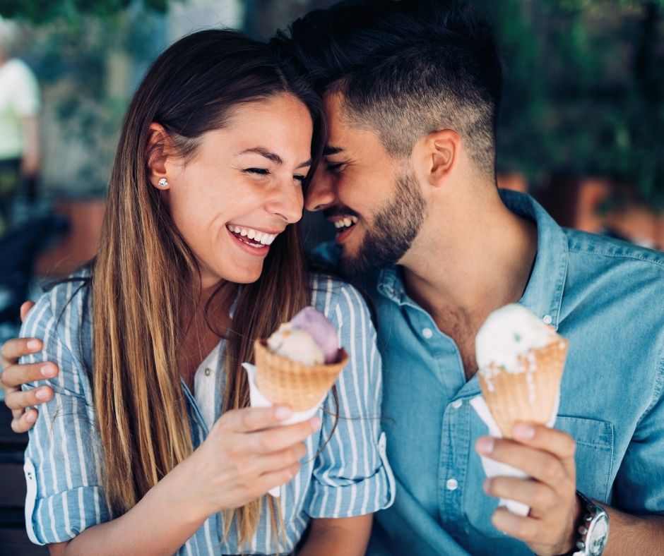 at home date night ideas - ice cream