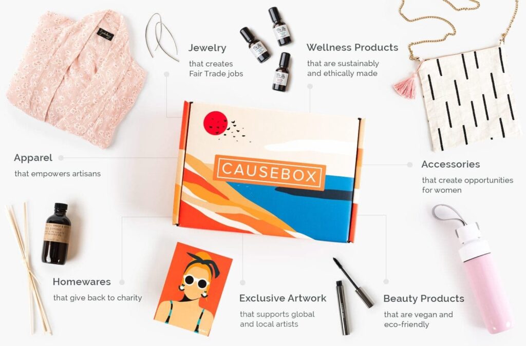 subscription box gift ideas - causebox