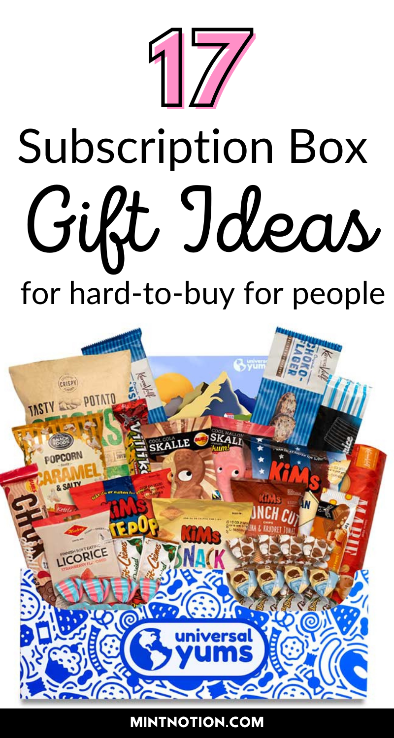 30 Best Subscription Box Gift Ideas 2024 Mint Notion