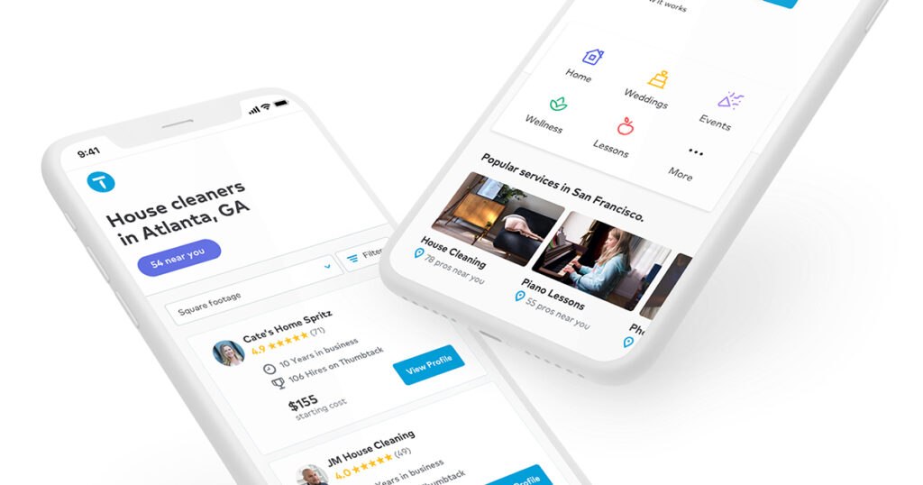 best money making apps - thumbtack pro