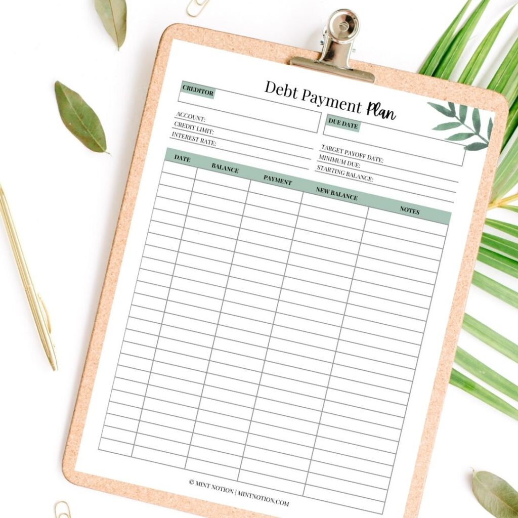what is the best way to pay off debt - debt payoff worksheet