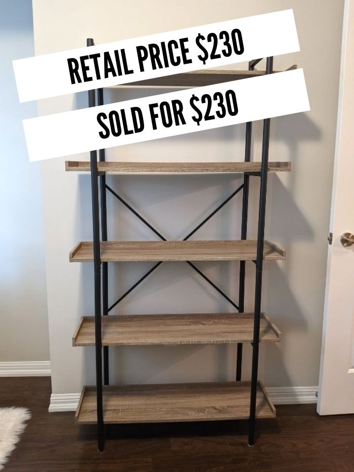 best furniture to flip for profit - bookcase