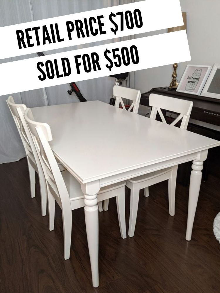 best furniture to flip for profit - dining table