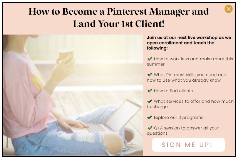 become a pinterest manager free training