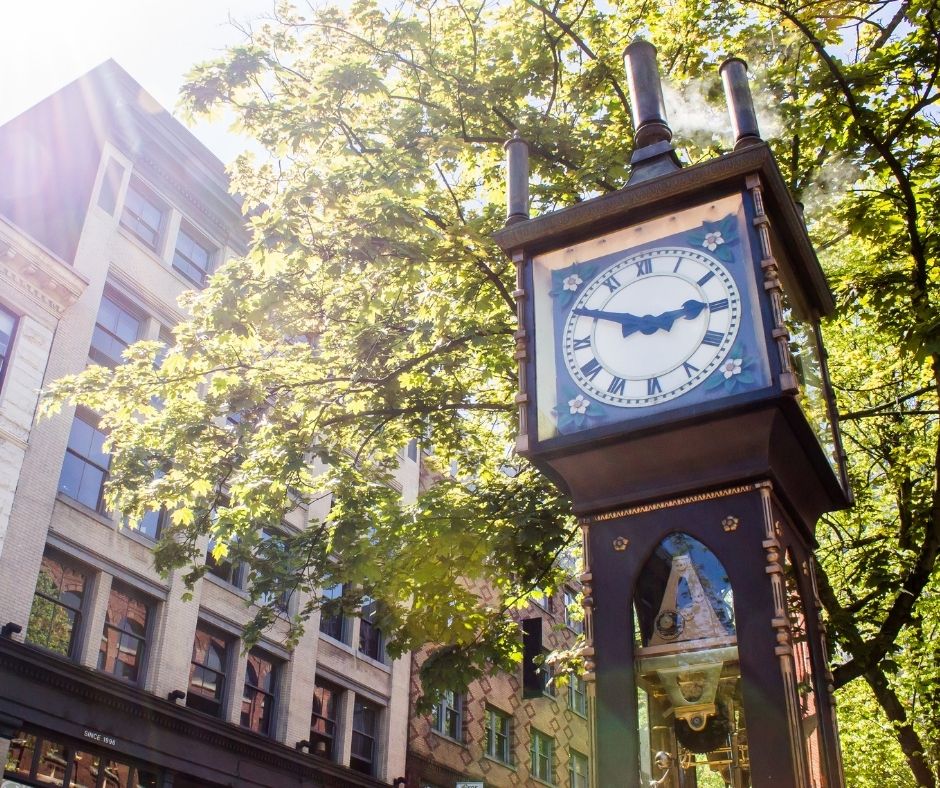 vancouver travel tips - gastown steamclock 