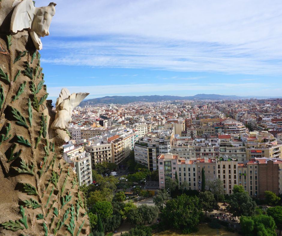 visiting barcelona for the first time - sagrada familia nativity tower