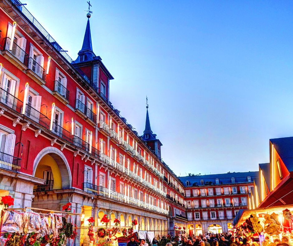 visiting madrid for the first time - plaza mayor