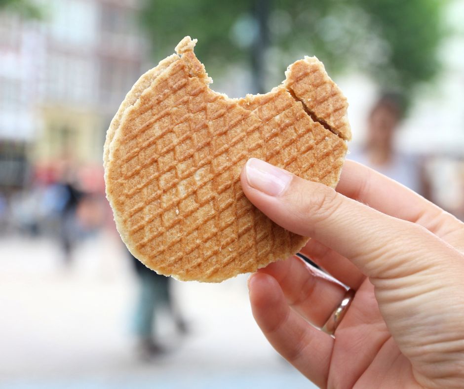 Stroopwafel in amsterdam