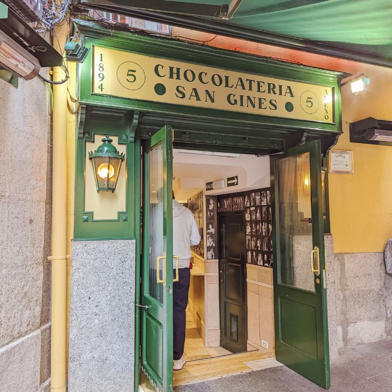 2 days in madrid - Chocolatería San Ginés