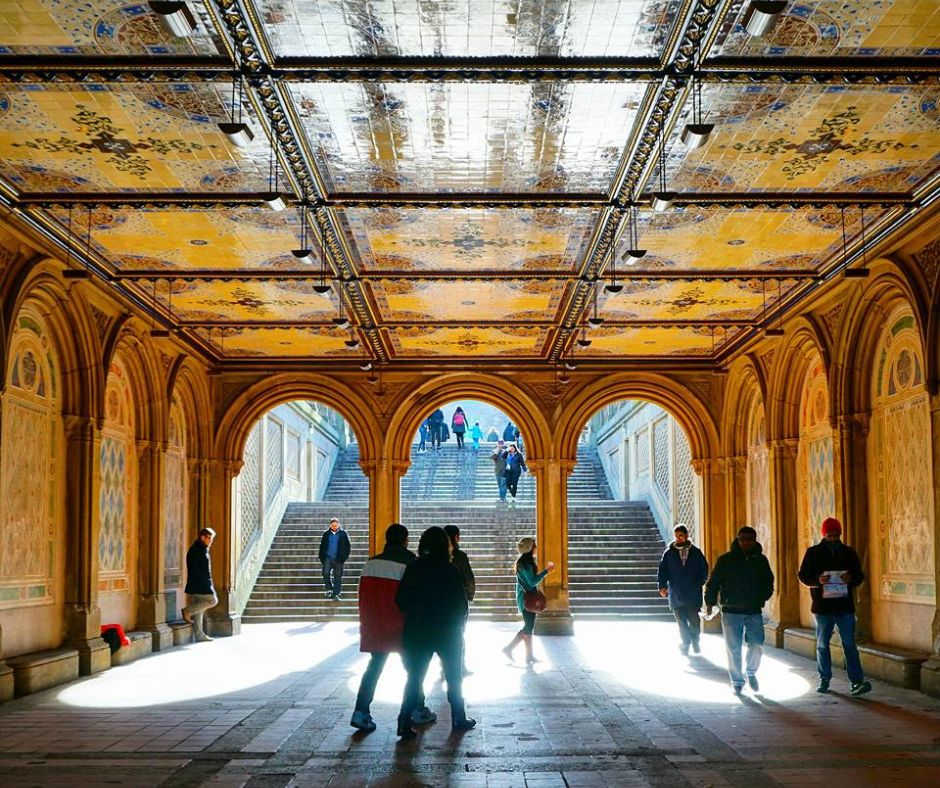 3 days in new york city itinerary - central park bethesda terrace