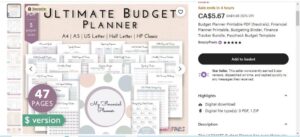 20 Best-Selling Printables on Etsy - Mint Notion