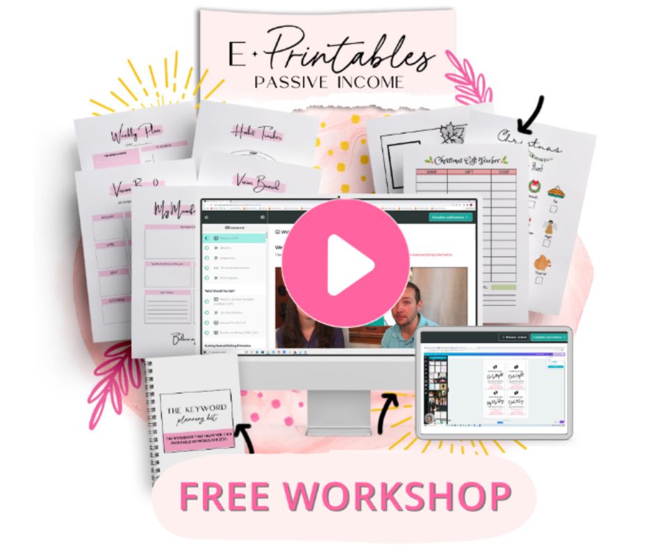 best-selling printables on etsy - free workshop