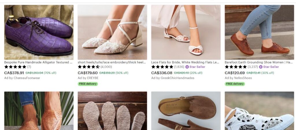 best selling items on etsy - shoes