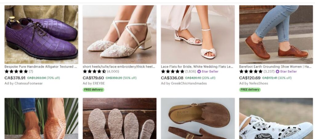 best selling items on etsy - shoes